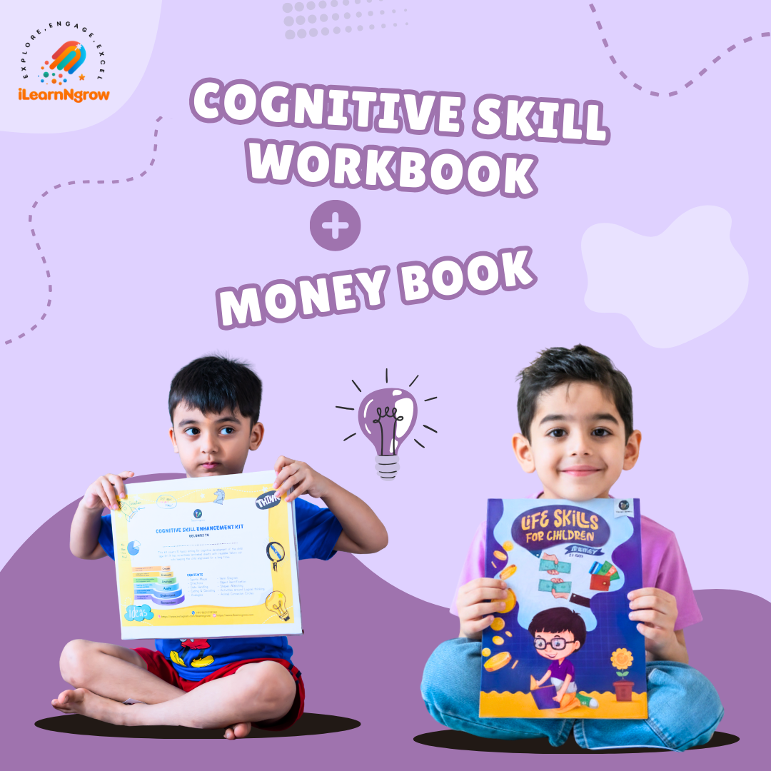 ilearnngrow Cognitive Skill Workbook + Money Book Combo Set