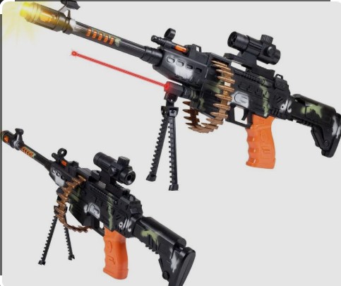 Toylura High-Action Machine Gun Toy for Kids